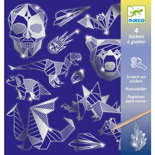 Комплект скреч карти Iron. Възраст: 6-11 год. /DJ09737/, “Djeco“