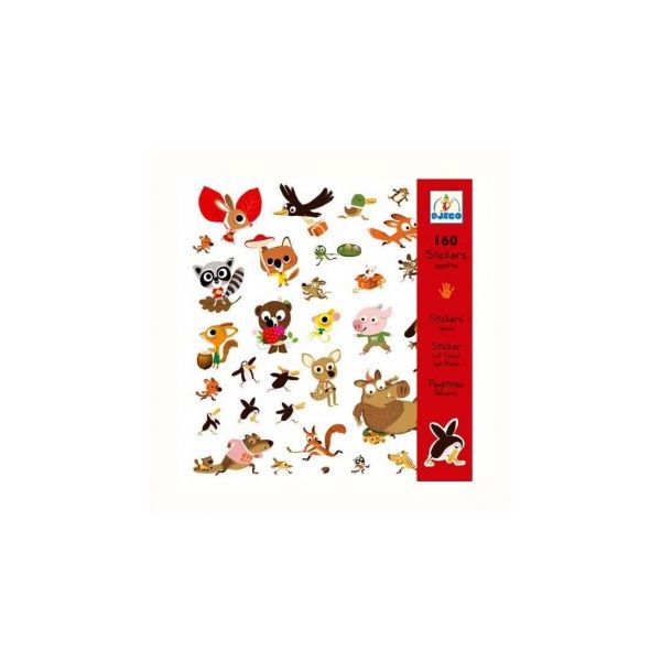 Стикери за декорация Beasts. 160 бр. Възраст: +