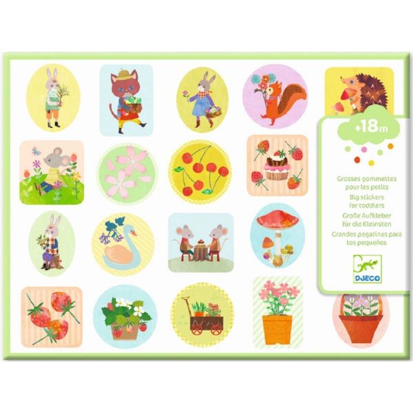 Стикери The Garden. Възраст: +18 месеца. /DJ09087/, “Djeco“