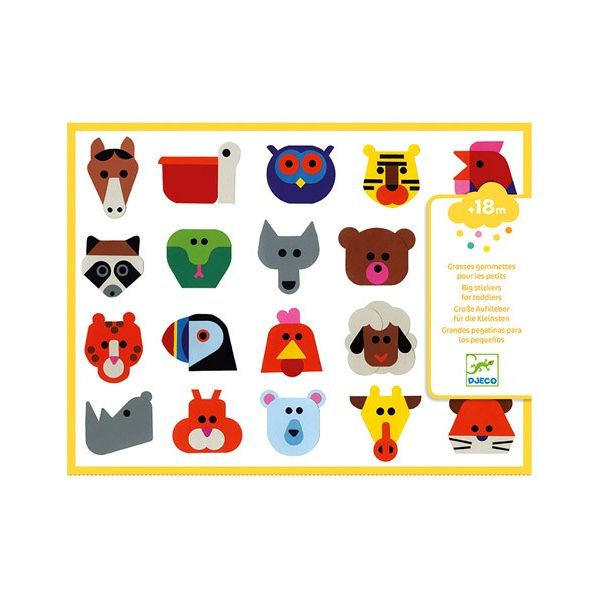 Стикери Head to Head. Възраст: +18 месеца. /DJ09089/, “Djeco“