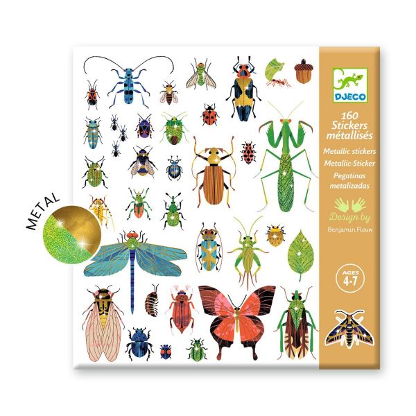 Стикери. Насекоми, 160бр. Възраст: 4+ /DJ09282/