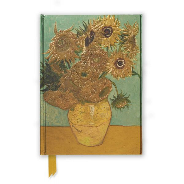 SUNFLOWERS: VINCENT VAN GOGH  - Foiled Journal