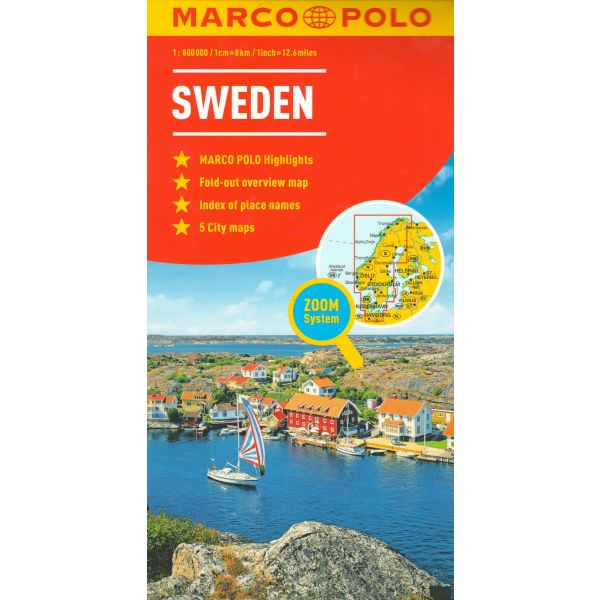 SWEDEN. “Marco Polo Map“