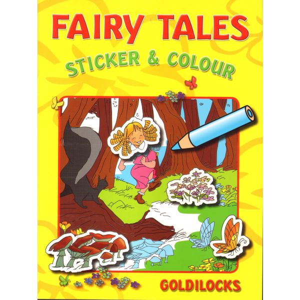FAIRY TALES STICKER & COLOUR: Goldilocks