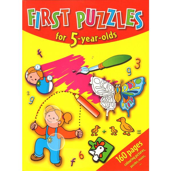 FIRST PUZZLES FOR 5-YEAR-OLD`S