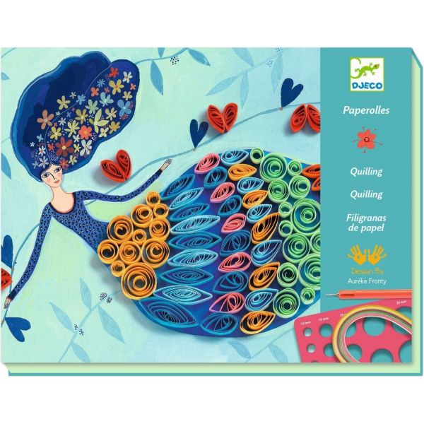 Комплект направи от хартия Petticoat Scrolls. Възраст: 8-14 год. /DJ08622/, “Djeco“