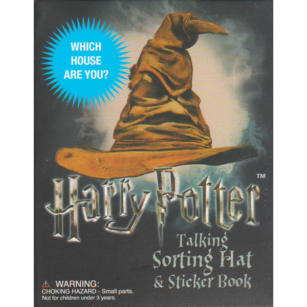 HARRY POTTER TALKING SORTING HAT AND STICKER BOOK: Which House Are You?