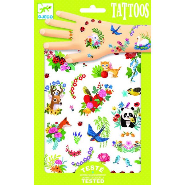 Татуировки Happy Spring. Възраст: 3+ год. /DJ09591/, “Djeco“
