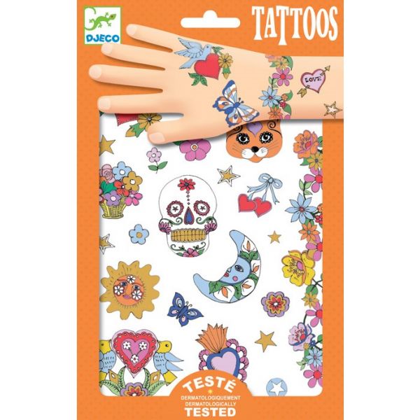 Татуировки Mexican Fiesta. Възраст: 3+ год. /DJ09578/, “Djeco“