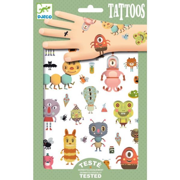 Татуировки Monsters. Възраст: 3+ год. /DJ09581/, “Djeco“