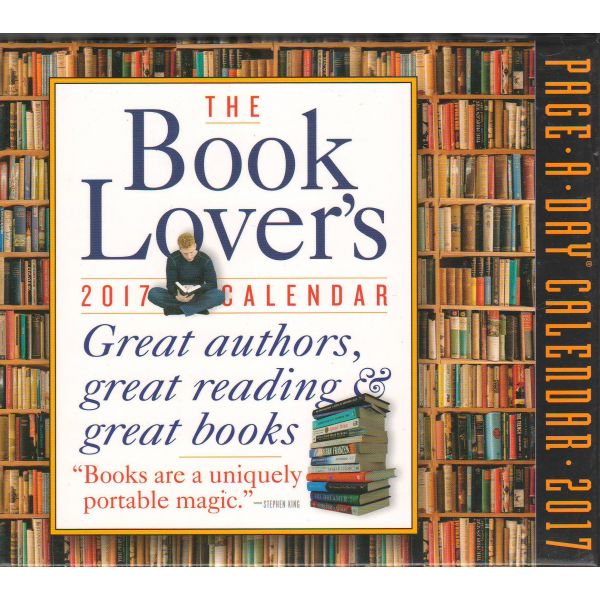 THE BOOK LOVER`S PAGE-A-DAY CALENDAR 2017