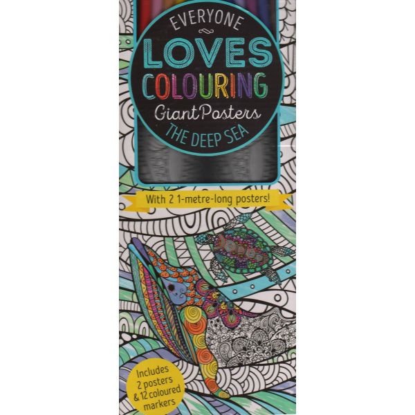 THE DEEP SEA: Colouring Poster Box