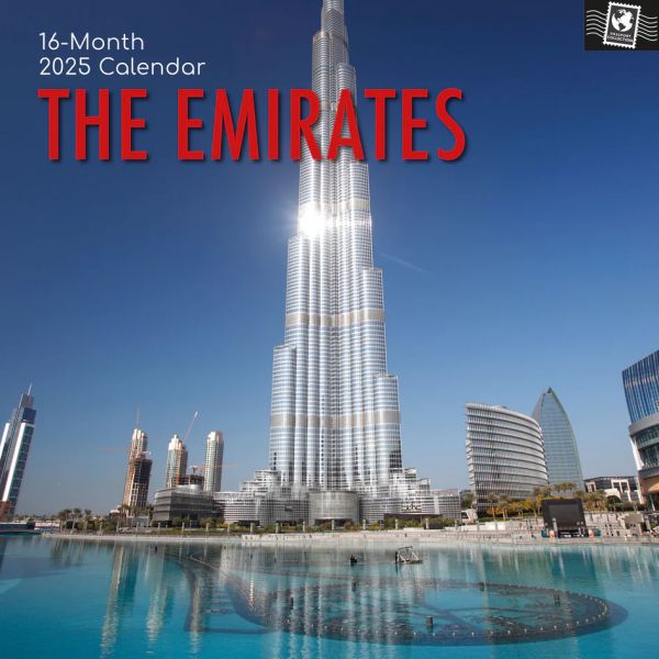 The Emirates 16-Month Square Wall Calendar 2025
