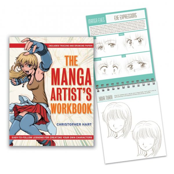 THE MANGA ARTIST`S WORKBOOK: Easy-to-Follow Lessons for Creating Your Own Characters