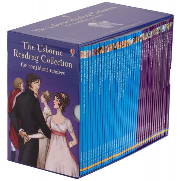 The Usborne Reading Collection for Confident Readers (40 Books Boxed Set)