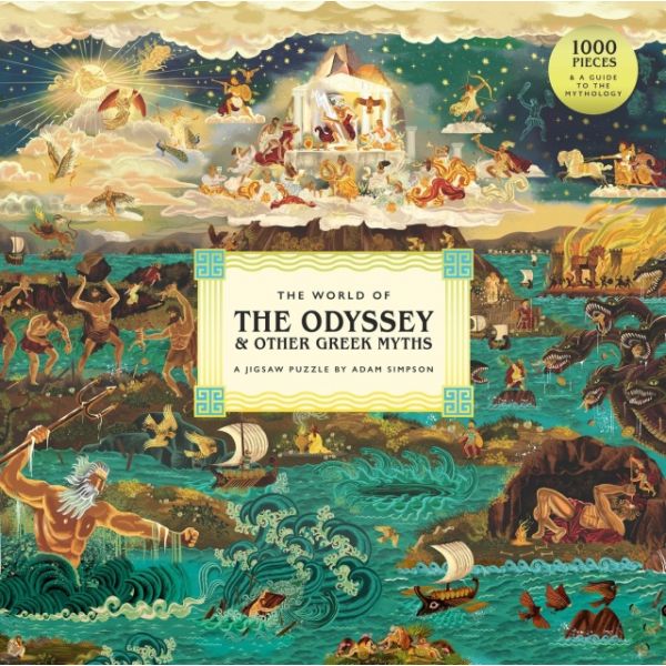 The World of the Odyssey & Other Greek Myths: A 1000-Piece Jigsaw Puzzle
