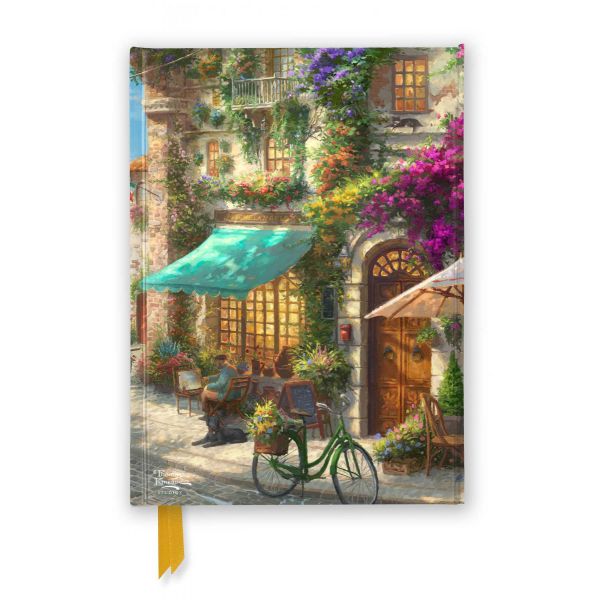 THOMAS KINKADE, ITALIAN CAFE - Foiled Journal