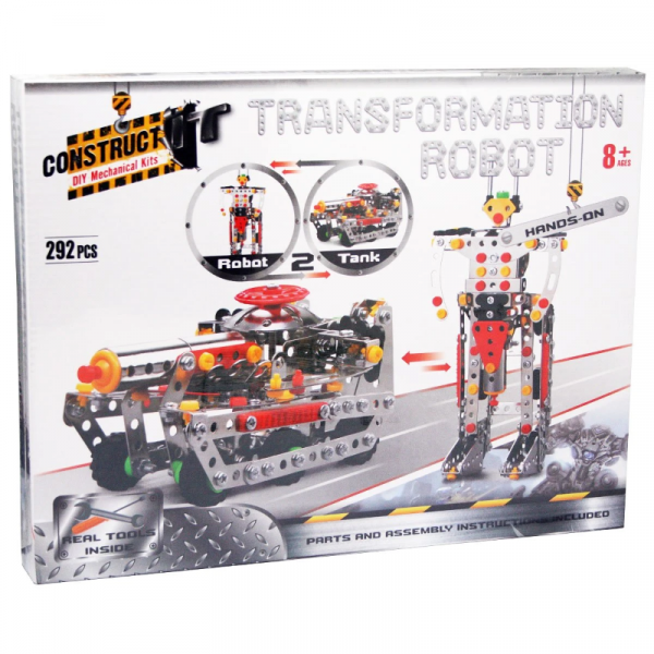 TRANSFORMATION ROBOT. “Construct It“ - 292 Pieces