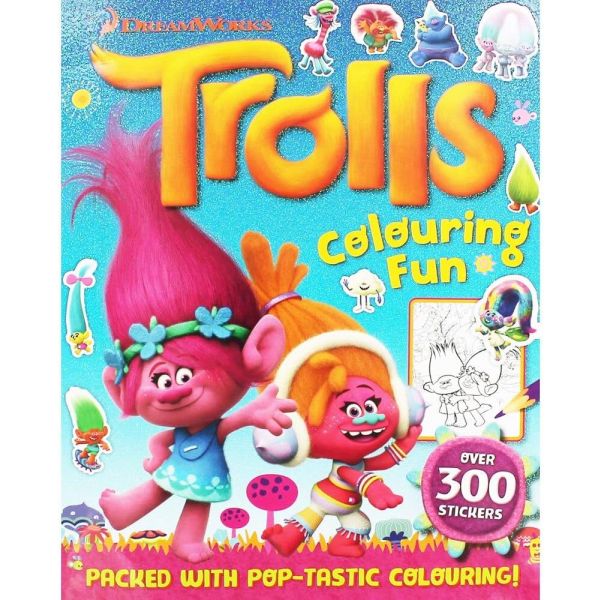 TROLLS Colouring Fun