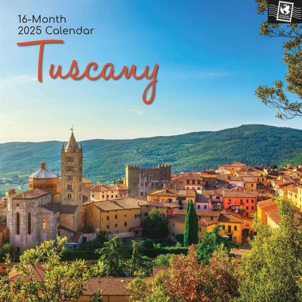Tuscany 16-Month Square Wall Calendar 2025