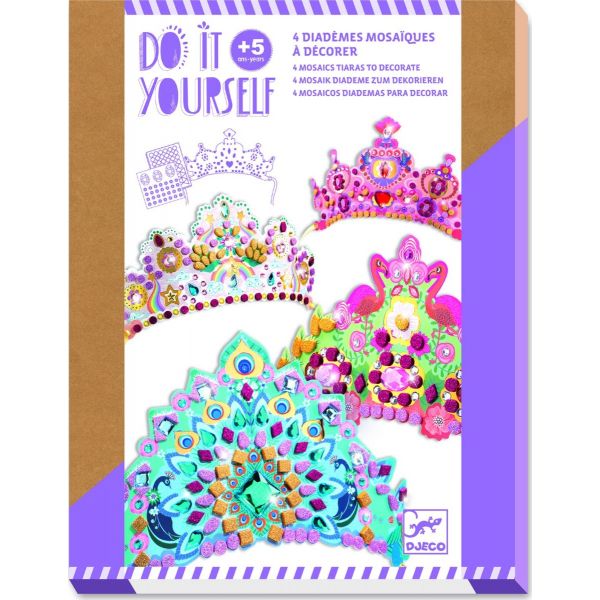 Комплект направи диадема Princess. Възраст: 5+ год. /DJ07901/, “Djeco“