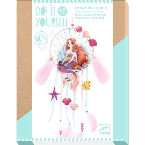 Комплект направи капан за сънища Gentle Mermaid. Възраст: 7+ год. /DJ07962/, “Djeco“