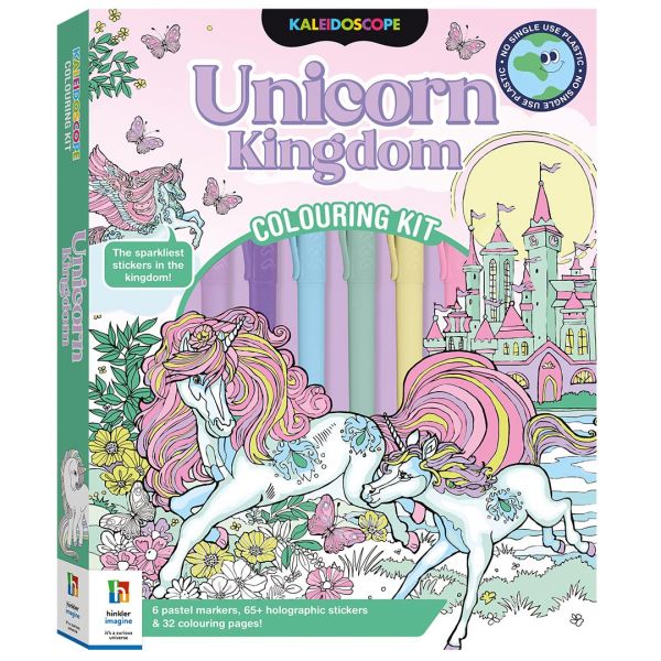 Unicorn Kingdom: Colouring Kit