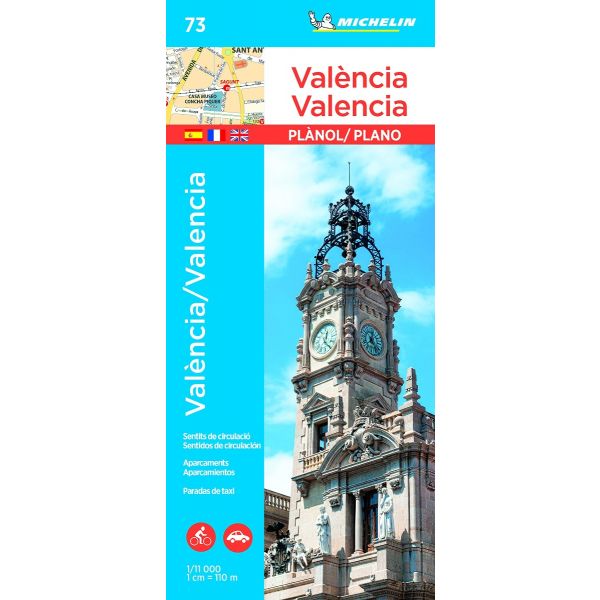 VALENCIA - Michelin City Plan 73 : City Plans