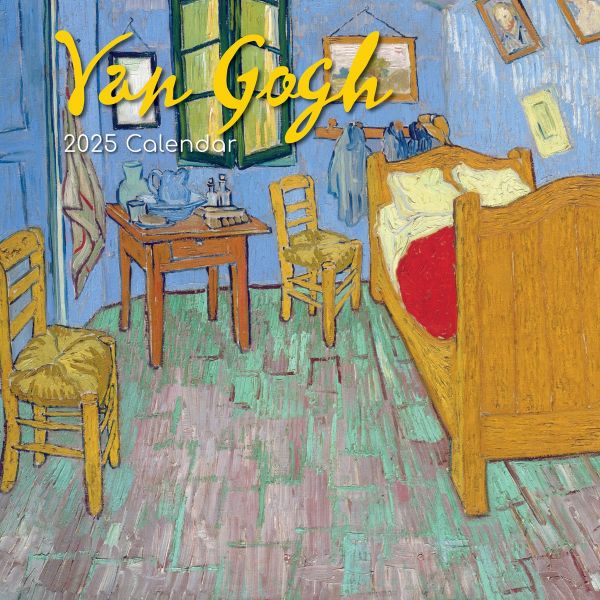Van Gogh 16-Month Square Wall Calendar 2025