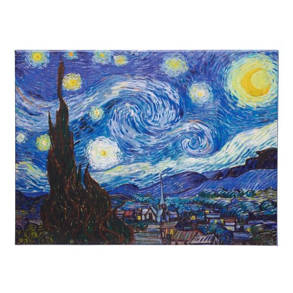 Van Gogh Starry Night: 500 Piece Blue Board Jigsaw Puzzle