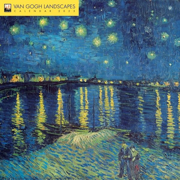 Vincent van Gogh Landscapes Wall Calendar 2025