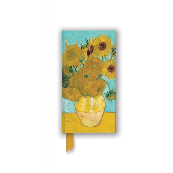 Vincent van Gogh: Sunflowers (Foiled Slimline Journal)