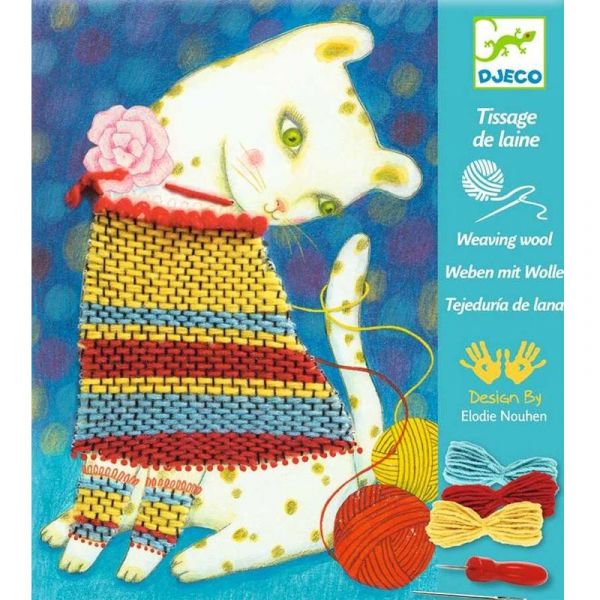 Комплект за тъкане Wooly Jumper. Възраст: 8-14 год. /DJ09833/, “Djeco“