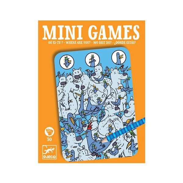 Мини игри Where Are You? Възраст: 6-10 год. /DJ05331/, “Djeco“