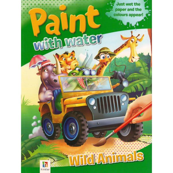 WILD ANIMALS. “Paint With Water“