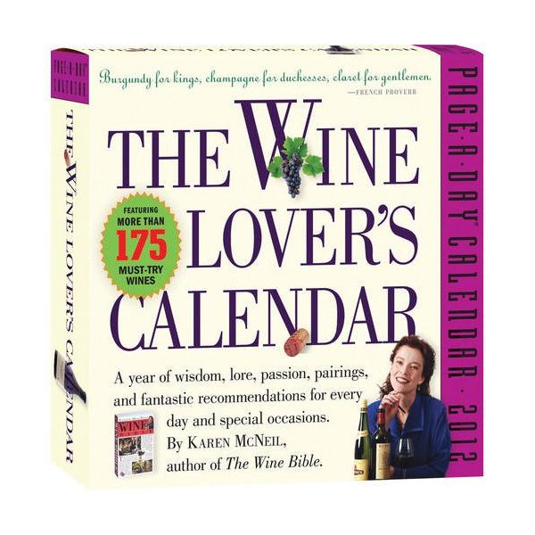 THE WINE LOVER`S 2012. (Calendar/Page A Day)