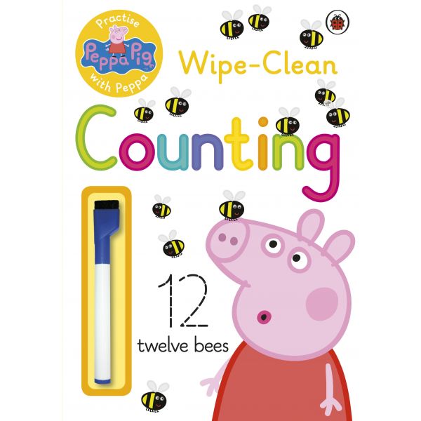 WIPE-CLEAN COUNTING. “Practise with Peppa Pig“