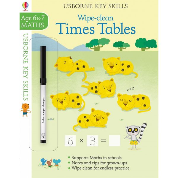 WIPE-CLEAN TIMES TABLES: Age 6 to 7
