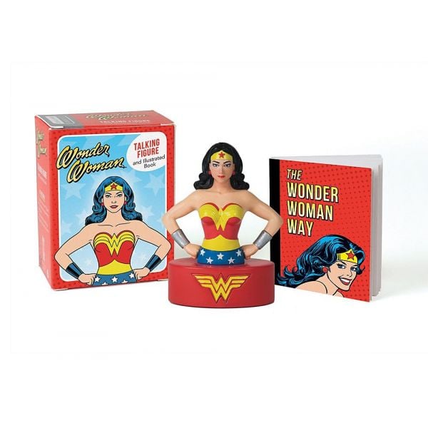WONDER WOMAN: Talking Figure and Illustrated Book
