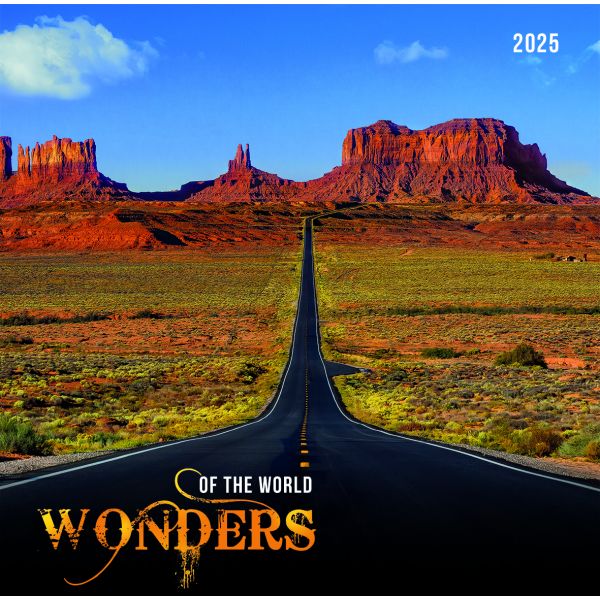 Wonders of the world 2025 /стенен календар/