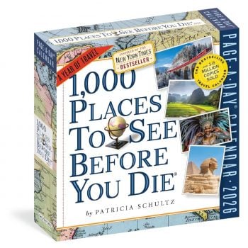 1,000 Places to See Before You Die. Page-A-Day Calendar 2026