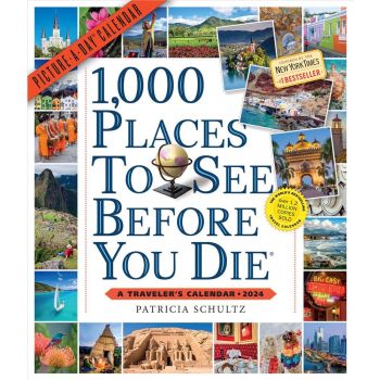 1,000 PLACES TO SEE BEFORE YOU DIE PICTURE-A-DAY WALL CALENDAR 2024