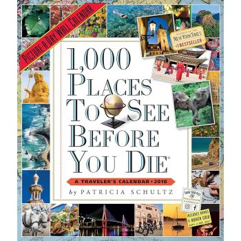 1,000 PLACES TO SEE BEFORE YOU DIE PICTURE-A-DAY 2018. /стенен календар/