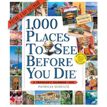 1,000 PLACES TO SEE BEFORE YOU DIE PICTURE-A-DAY WALL CALENDAR 2023