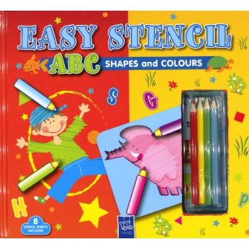 EASY STENCIL ABC: Shapes & Colours