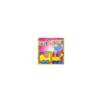 EASY COLOUR PINK: With Reusable Stickers