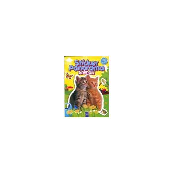 STICKER PANORAMA ANIMALS YELLOW