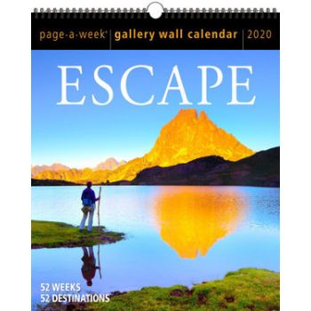 ESCAPE PAGE-A-WEEK GALLERY CALENDAR 2020. /стенен календар/