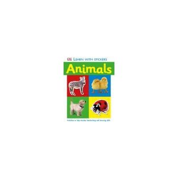 ANIMALS. “Learn With Stickers!“