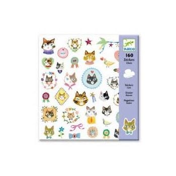 Стикери за декорация Cats. 160 стикера. Възраст: 9-15 год. /DJ08849/, “Djeco“